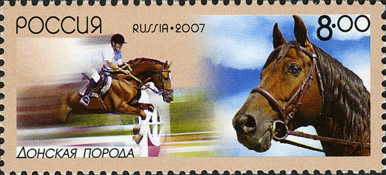 2007 1212 Лошадь. Донская порода 8р