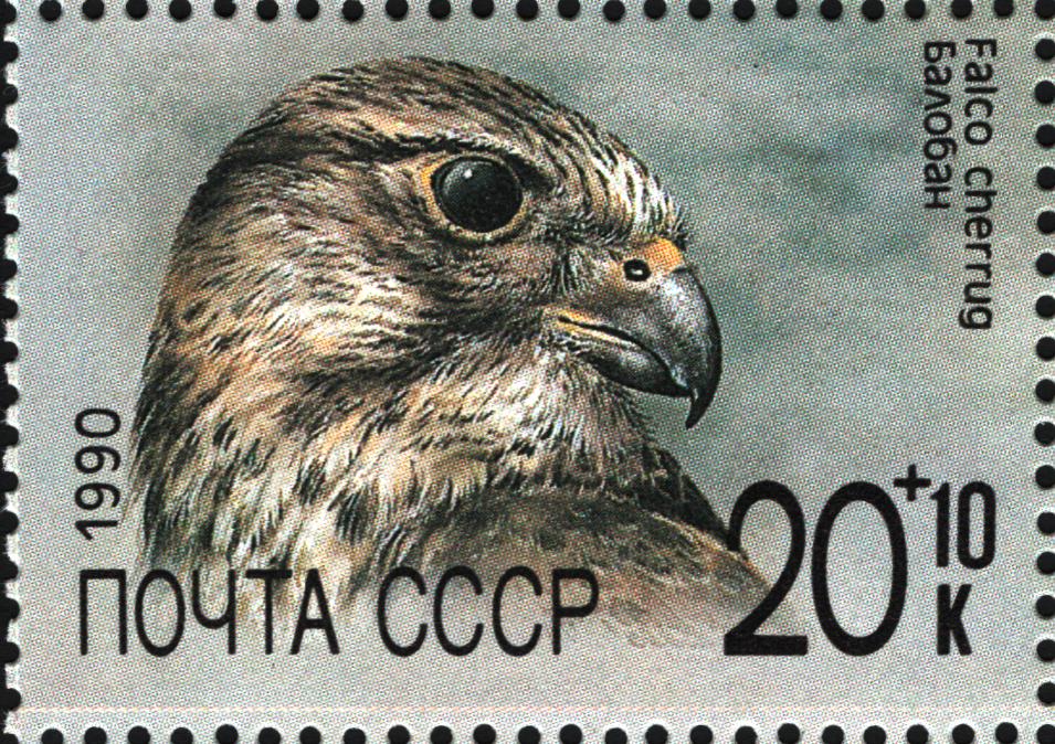 1990 6200 Балобан (сокол) 20к