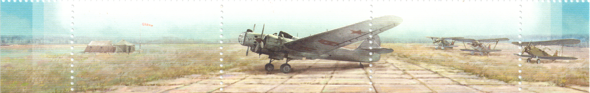 2012 1567 Самолет АНТ-37, на котором летала Раскова Марина Михайловна